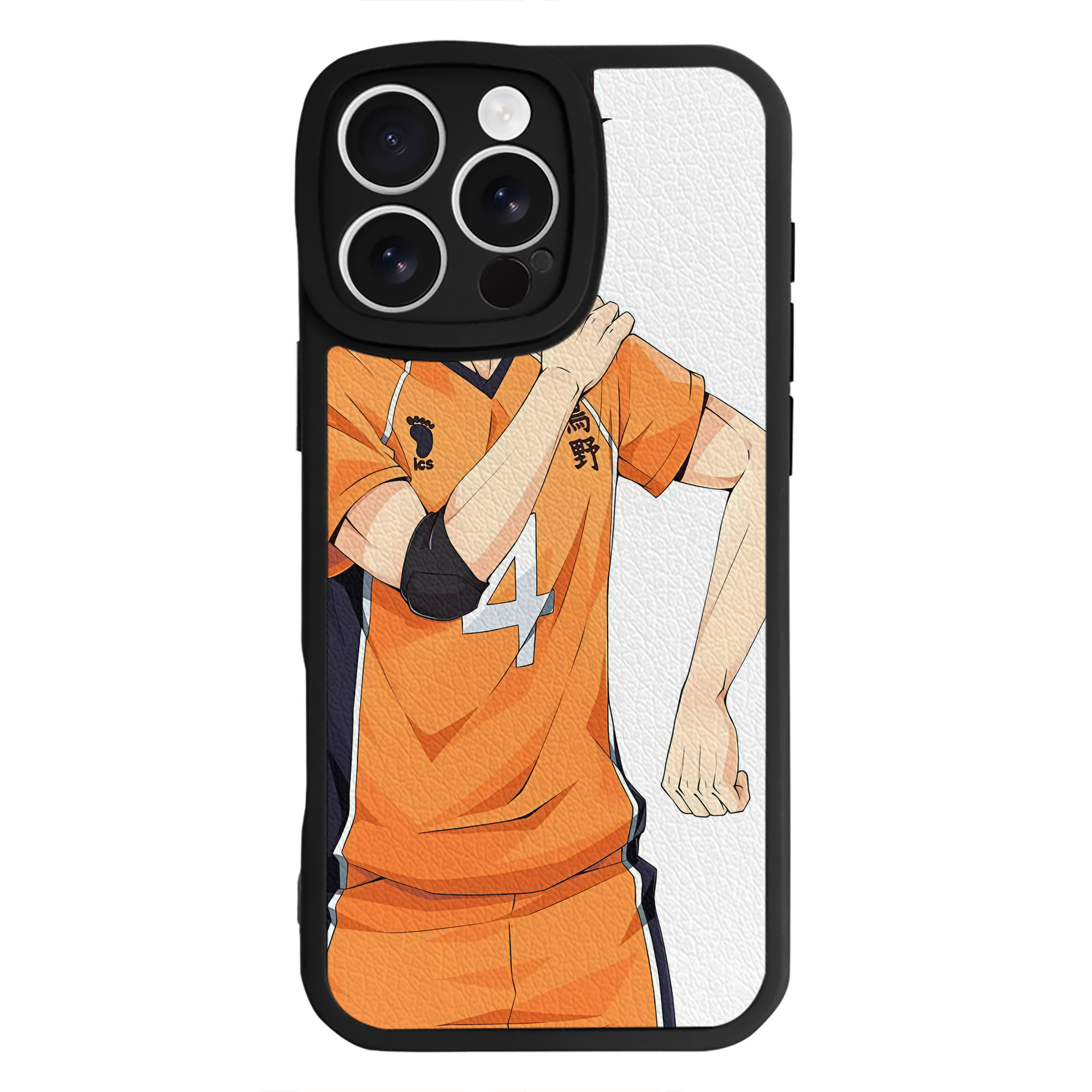 （画像用） ハイキュー!! Haikyu!! 【iPhone 16シリーズ対応】シリコンスマホケース（レザー調） 材質：シリコン